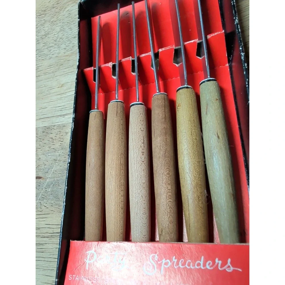 Set of 6 Vtg Japan Stainless 6⅛